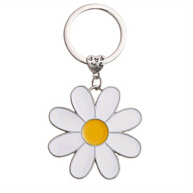 Wholesale Fresh imitation daisy keychain